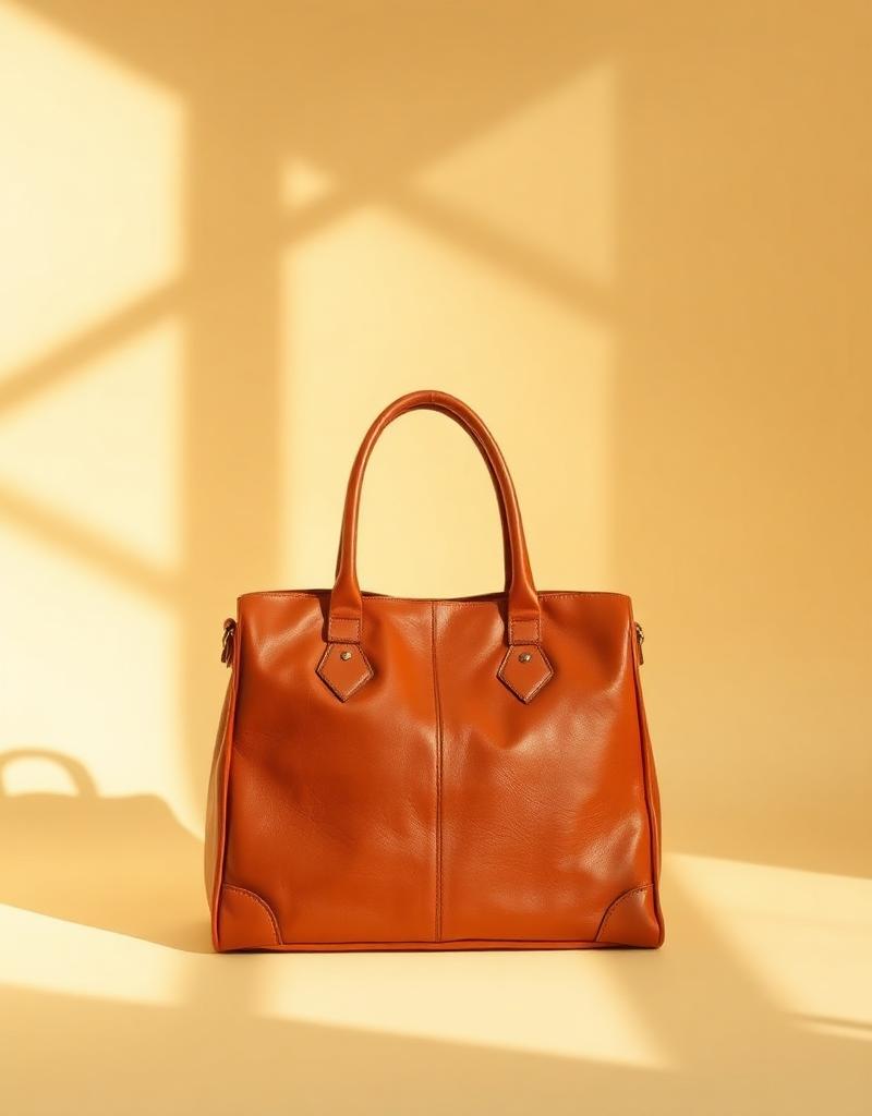 Cognac Leather Tote